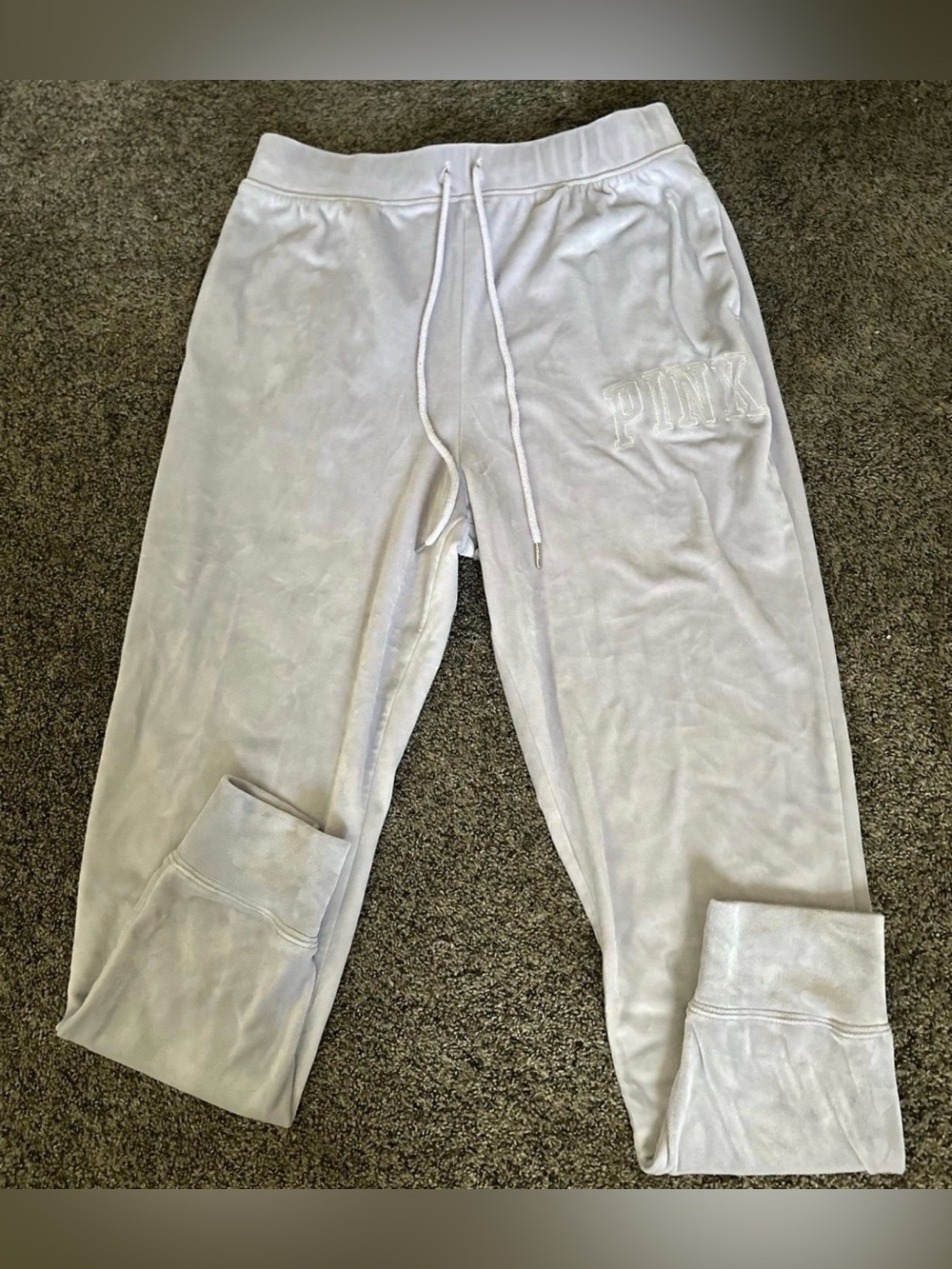 PINK VS Light Purple Sweatpants Size Medium 0392